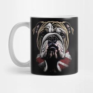 British Bulldog - Proudly Wearing the Union Jack Flag Mug